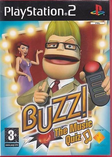 Buzz! The Music Quiz - PS2 (Genbrug)
